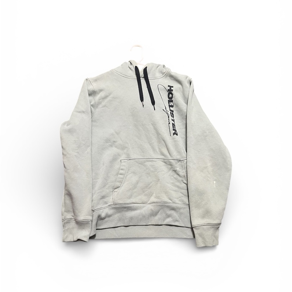 Hollister Light Gray Men's Hoodie